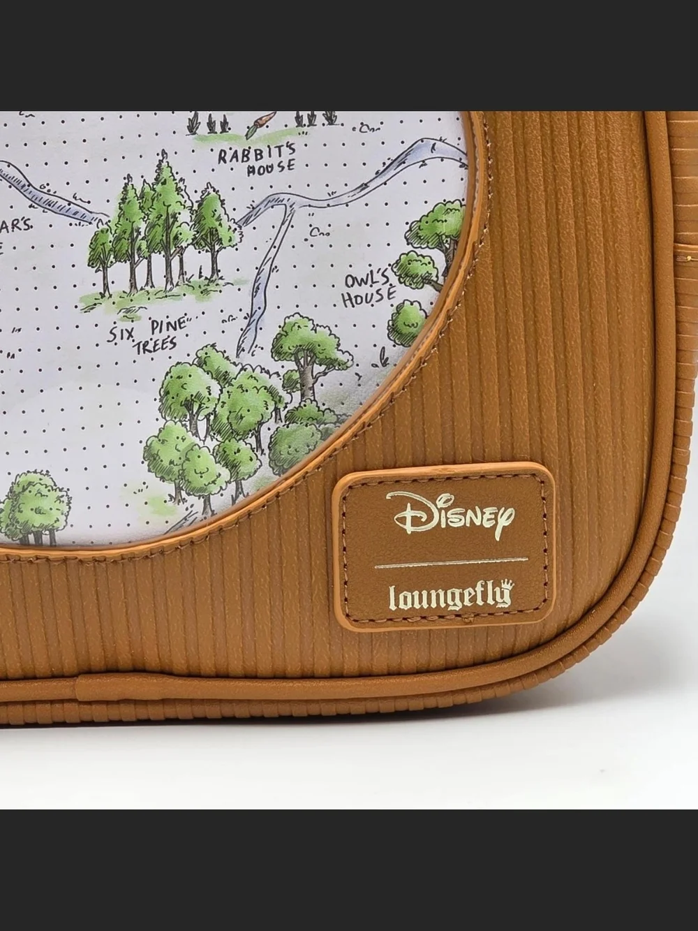 Loungefly Disney Winnie the Pooh Tan Brown Backpack Case - Picture 5 of 7